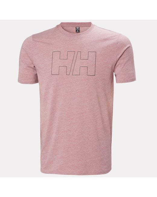 Helly Hansen Red Hh Tech Logo T-Shirt for men