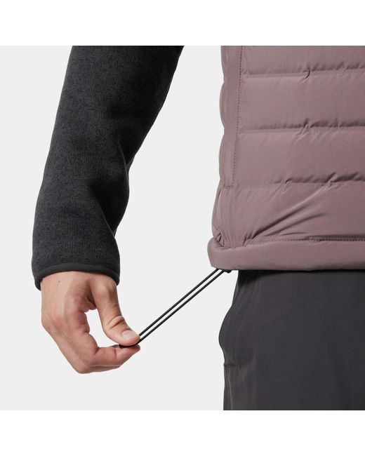 Giacca Isolante Ibrida Arctic Ocean Uomo Grigio di Helly Hansen in Brown da Uomo