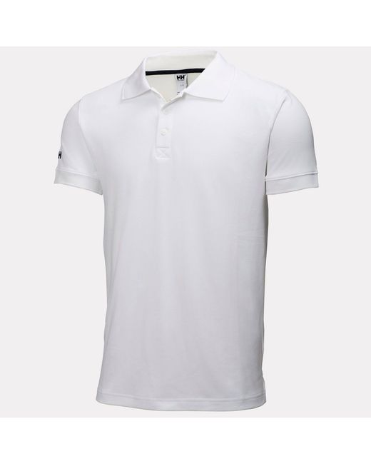 Helly Hansen White Crewline Polo for men