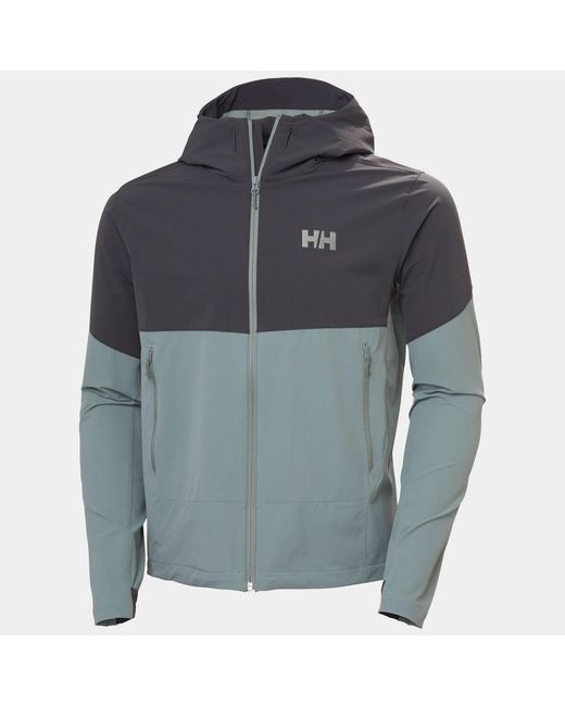 Helly Hansen Gray Blaze Hooded Softshell Jacket for men
