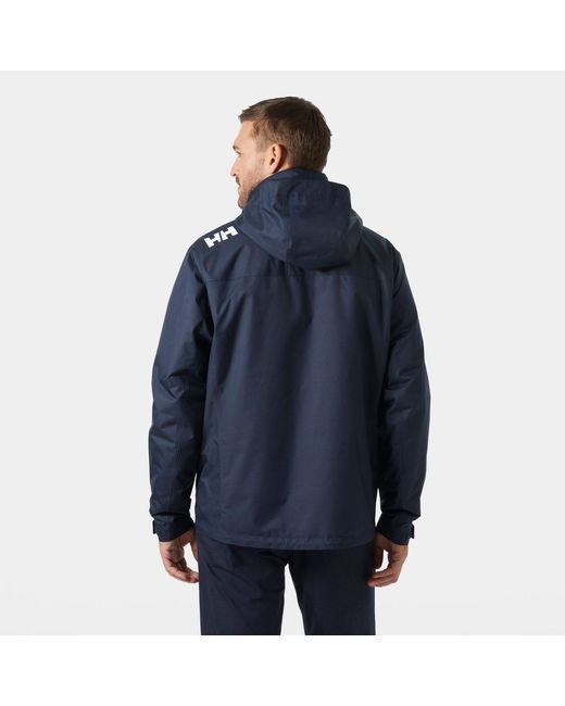 Helly Hansen Blue Crew Hooded Pile Jacket for men