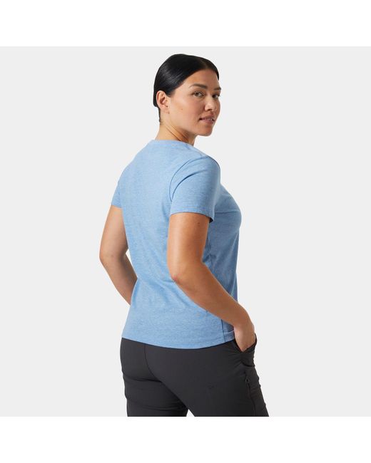 Helly Hansen Blue Hh Tech Logo T-Shirt