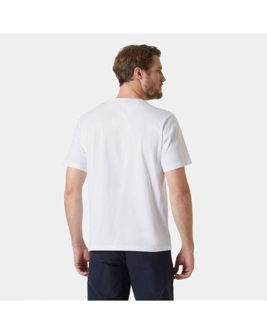 Helly Hansen White Hh Logo T-Shirt 2.0 for men