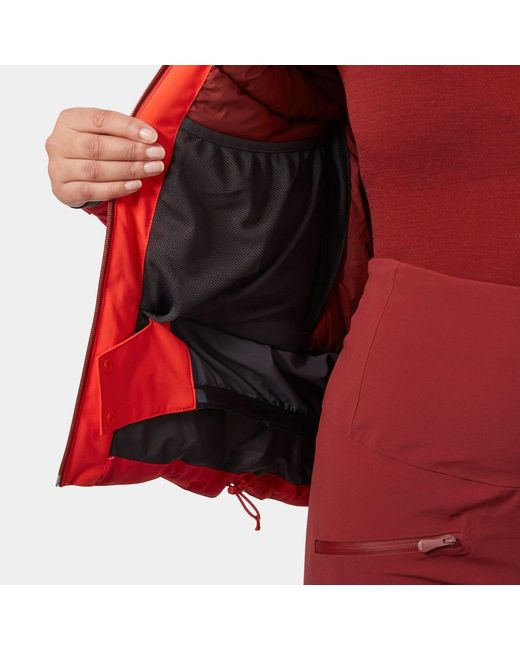 Helly Hansen Red Alphelia Ski Jacket