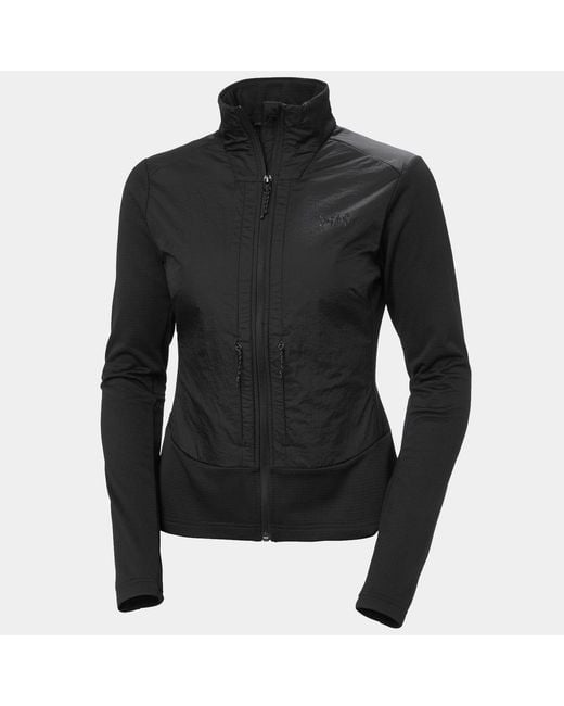 Helly Hansen Black Versalite Hybrid Fleece Jacket
