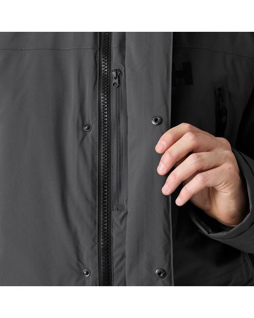 Helly Hansen Gray Reine Winter Parka for men