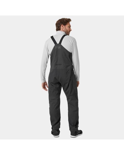 Helly Hansen Black Hp Foil Pro Sailing Salopette for men