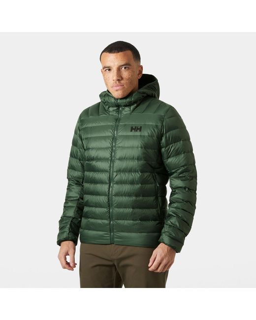 Helly Hansen Green Verglas Hooded Down Jacket 2.0 for men