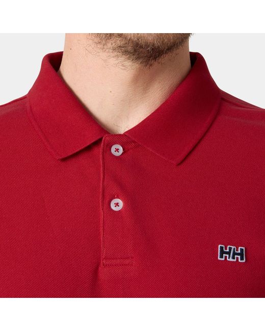 Helly Hansen Red Hudson Polo for men