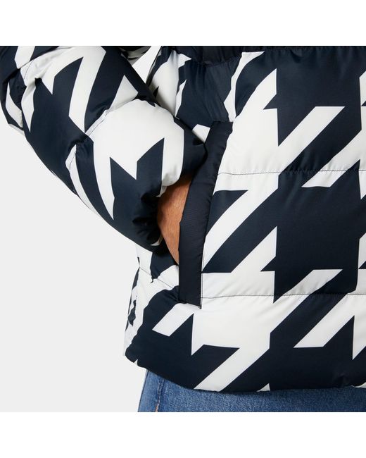 Helly Hansen Blue Oslo Graphic Puffy Jacket for men