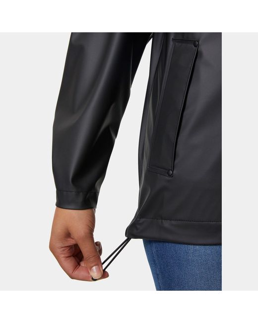 Helly Hansen Women's Moss Iconic Waterproof Rain Jacket Black