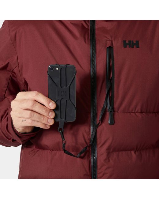 Helly Hansen Red Kvitfjell Race Puffy Ski Jacket for men
