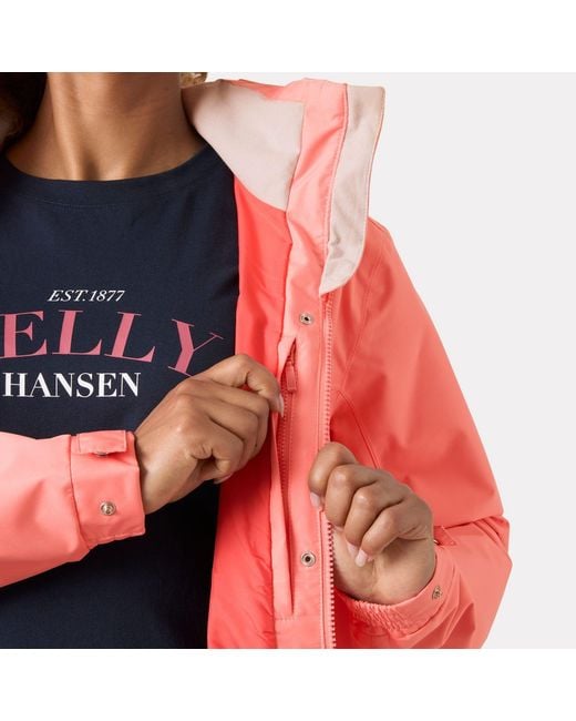 Helly Hansen Pink Aden Great-Fit Versatile Rain Jacket