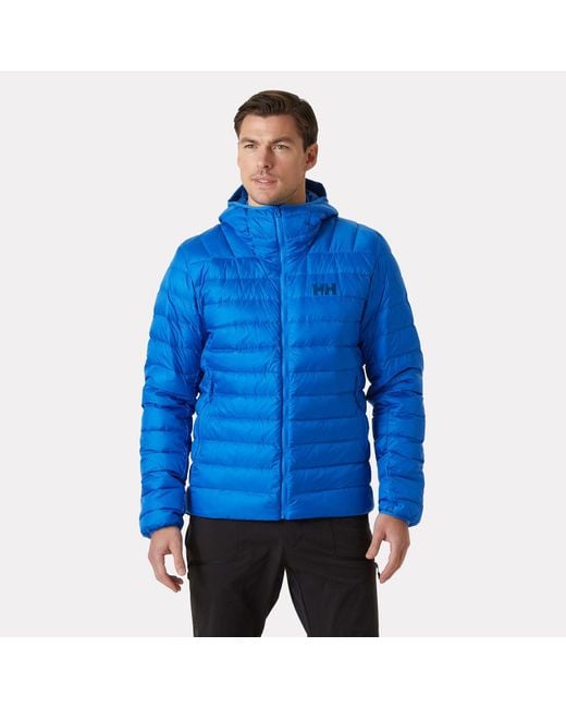 Helly Hansen Blue Verglas Hooded Down Jacket 2.0 for men