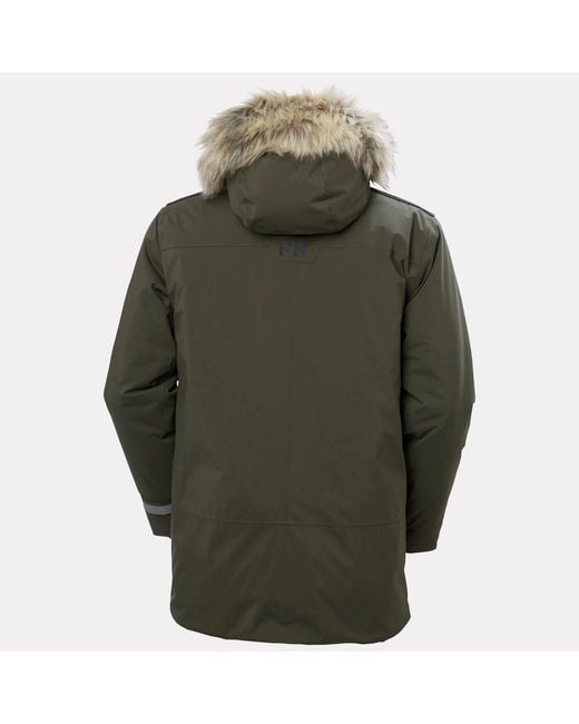 Helly Hansen Green Reine Winter Parka for men