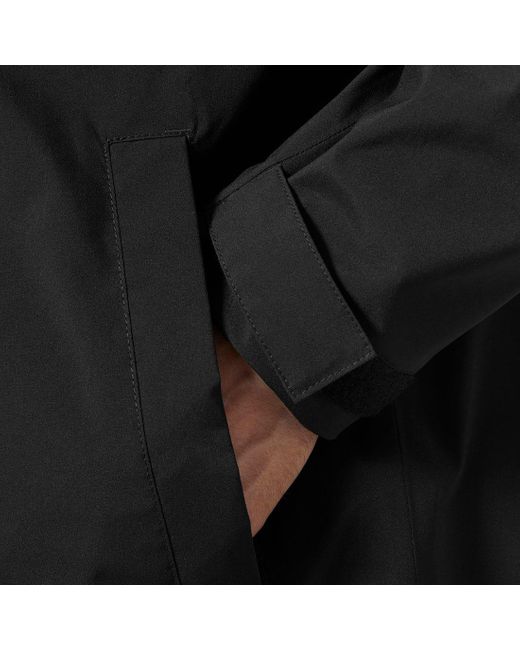 Helly Hansen Black Munich Raincoat for men