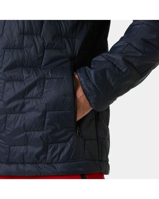 Helly Hansen Blue Lifaloft Hooded Insulator Jacket for men