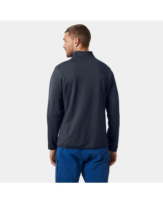 Helly Hansen Blue Alpha Zero Fleece Outdoor Jacket for men