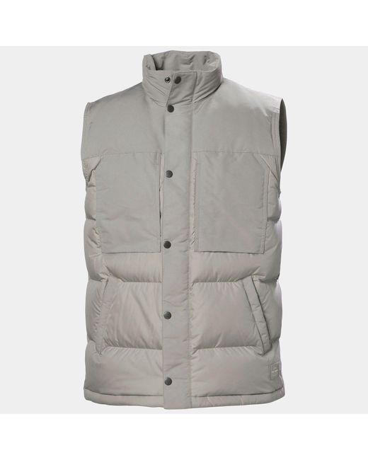 Helly Hansen Gray Isfjord Down Vest for men