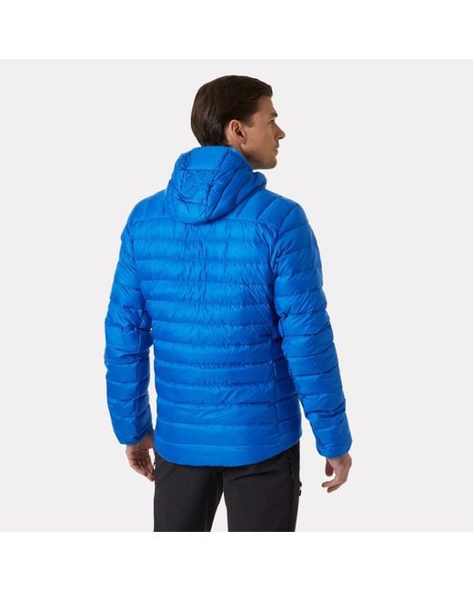 Helly Hansen Blue Verglas Hooded Down Jacket 2.0 for men