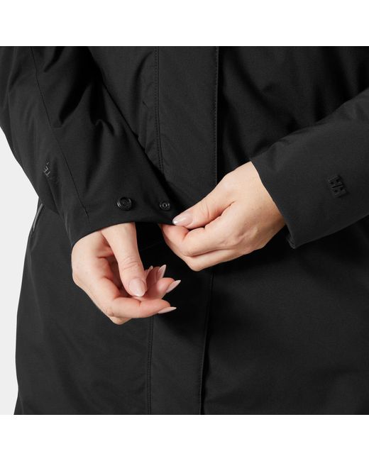 Helly Hansen Black Lily Insulated Raincoat