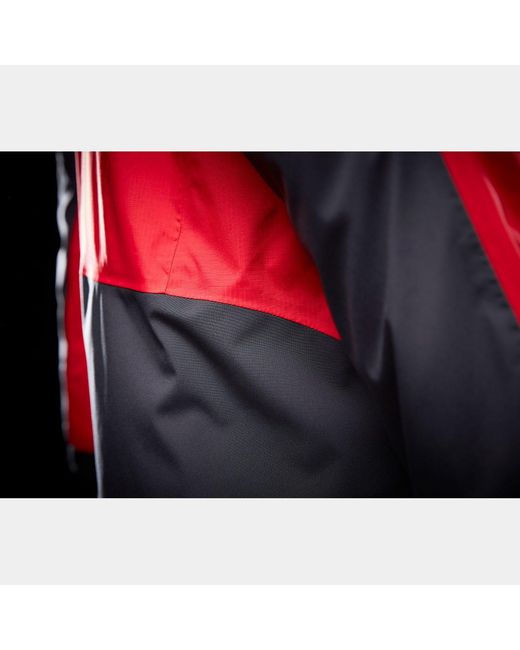 Helly Hansen Red Aegir H2Flow Midlayer Sailing Jacket