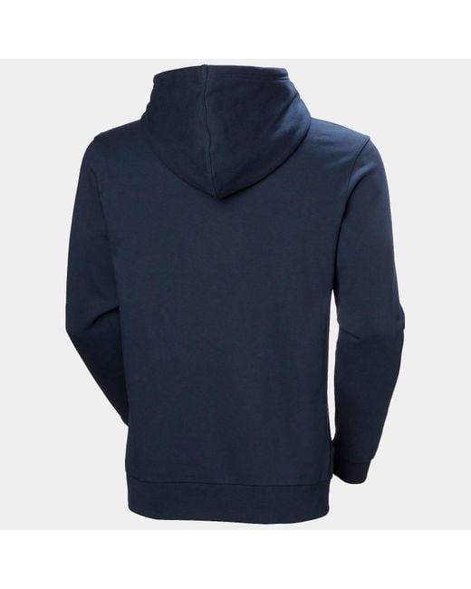 Helly Hansen Blue Hh Logo Hoodie for men