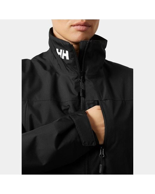Crew Midlayer Sailing Jacket 2.0 Mujer Helly Hansen de color Black