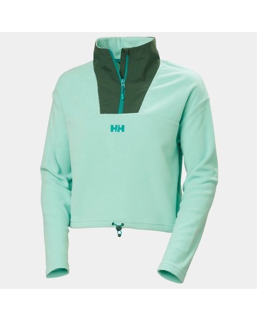 Helly Hansen Green Daybreaker Cropped Fleece