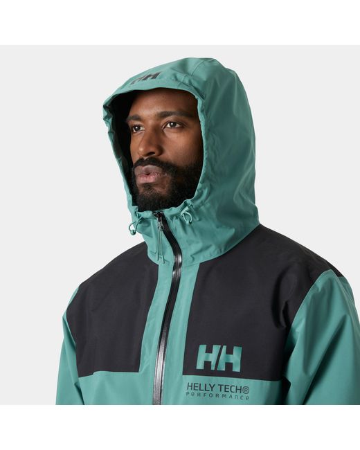 Helly Hansen Green Ace Rain Jacket for men