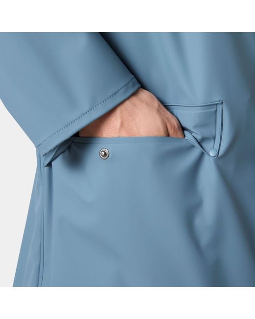 Helly Hansen Blue Moss Block Coat for men