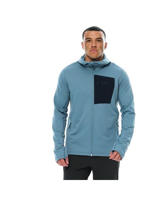 Helly Hansen Blue Versalite Hooded Fleece Jacket for men