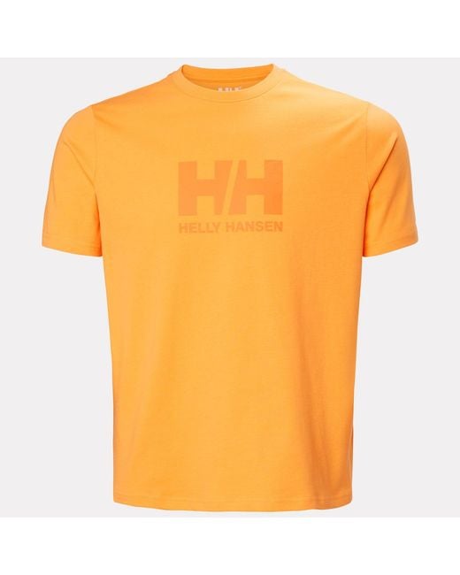 Helly Hansen Orange Hh Logo T-Shirt 3.0 for men