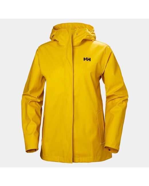Helly Hansen Yellow Moss Iconic Waterproof Rain Jacket