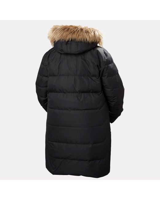 Helly Hansen Black Aden Down Parka Coat