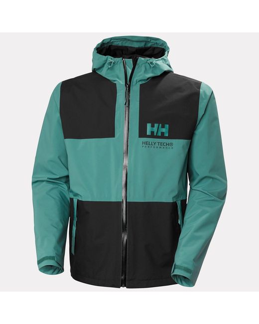 Helly Hansen Green Ace Rain Jacket for men