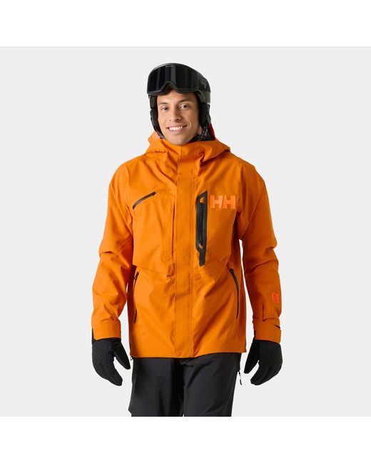 Helly Hansen Orange Sogn Patrol Shell Jacket for men