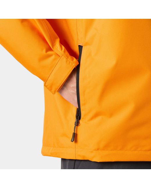 Helly Hansen Orange Crew Hooded Midlayer Jacket 2.0 for men