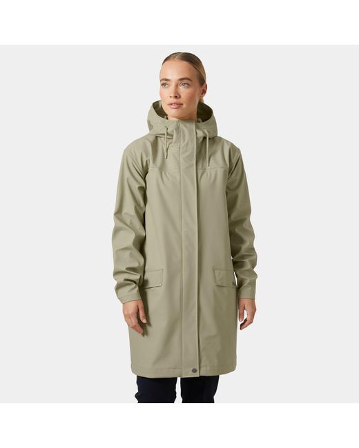 Helly Hansen Green Moss Waterproof Rain Coat