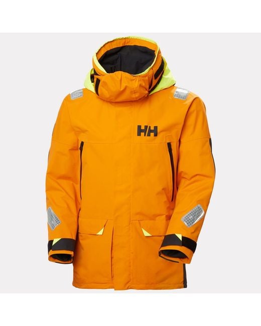 Helly Hansen Orange Skagen Offshore Sailing Jacket for men