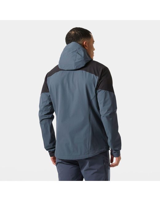Helly Hansen Blue Blaze Hooded Softshell Jacket for men