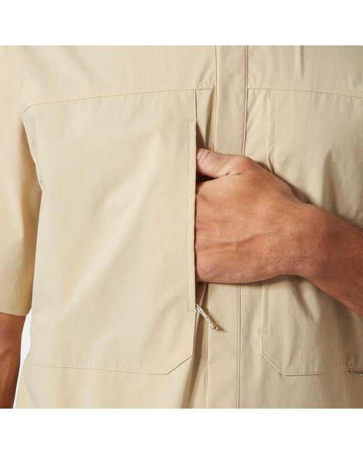 Awe Short Sleeve Softshell Overshirt Hombre Helly Hansen de hombre de color Natural