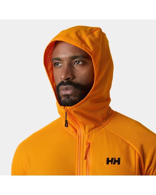 Helly Hansen Orange Odin Breeze Hooded Fleece for men
