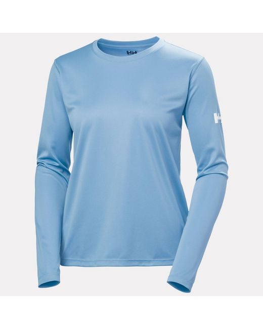 Helly Hansen Blue Tech Crew Long Sleeve 2.0