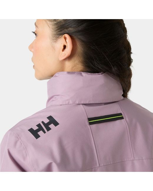 Helly Hansen Purple Crew Hooded Midlayer Sailing Jacket 2.0
