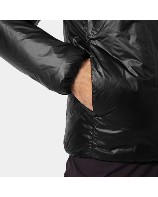 Helly Hansen Black Odin Everdown Hooded Jacket for men