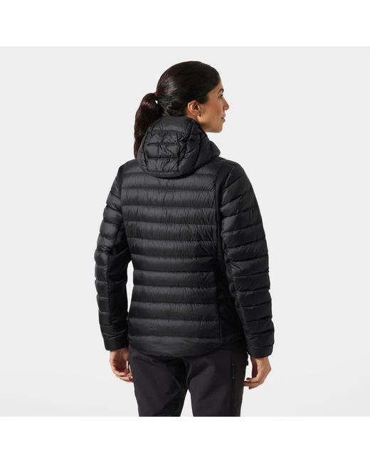 Helly Hansen Black Verglas Down Hybrid Hooded Jacket 2.0