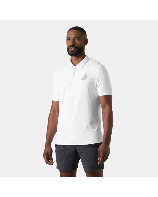 Helly Hansen White Hp Figari Polo for men