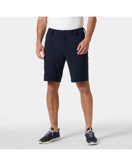 Helly Hansen Blue Hp Race Softshell Cargo Shorts for men