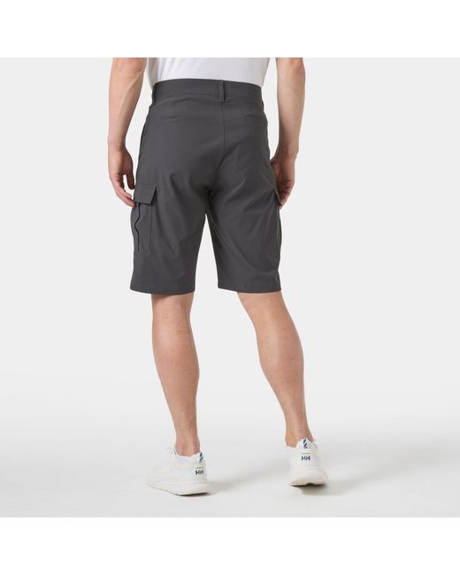 Helly Hansen Gray Hh Quick Dry Cargo Shorts 11" for men